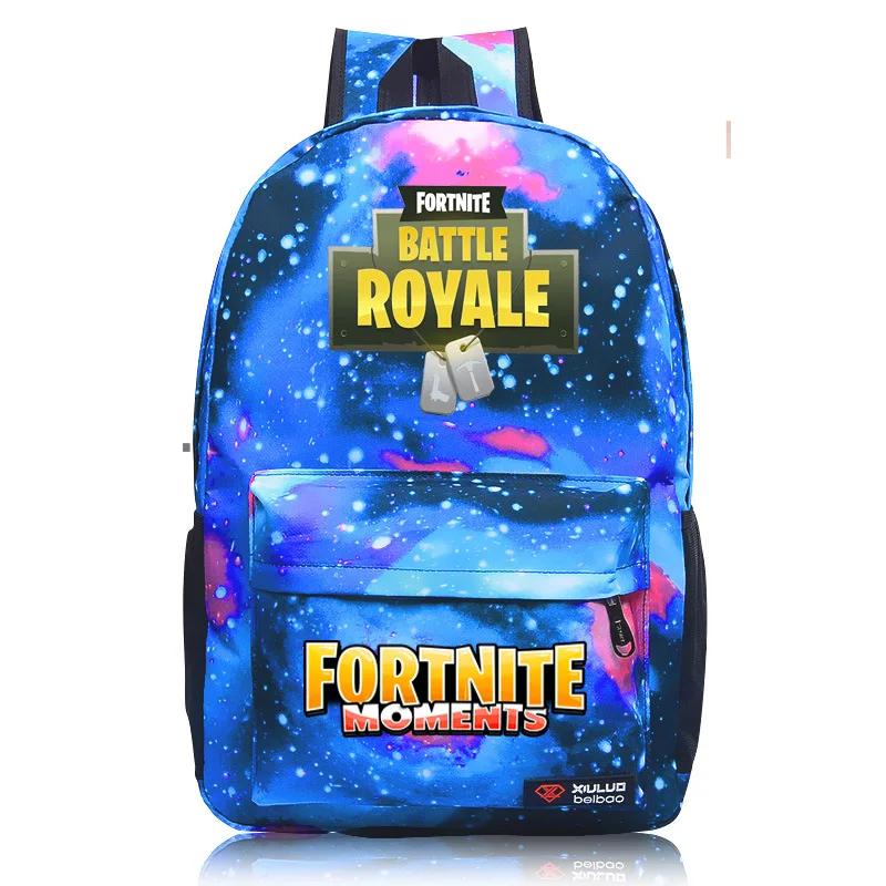 

New Fortnite Luminous Backpack Leisure Large Capacity Schoobag for Primary School Students Fashionable Travel Laptop Bag Gift