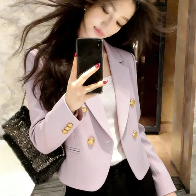 

New Fashion Loose Cardigan Popular Small Fragrance V-neck Single-breasted Coat Ladies Casual Short Coat Women Spring and Autumn