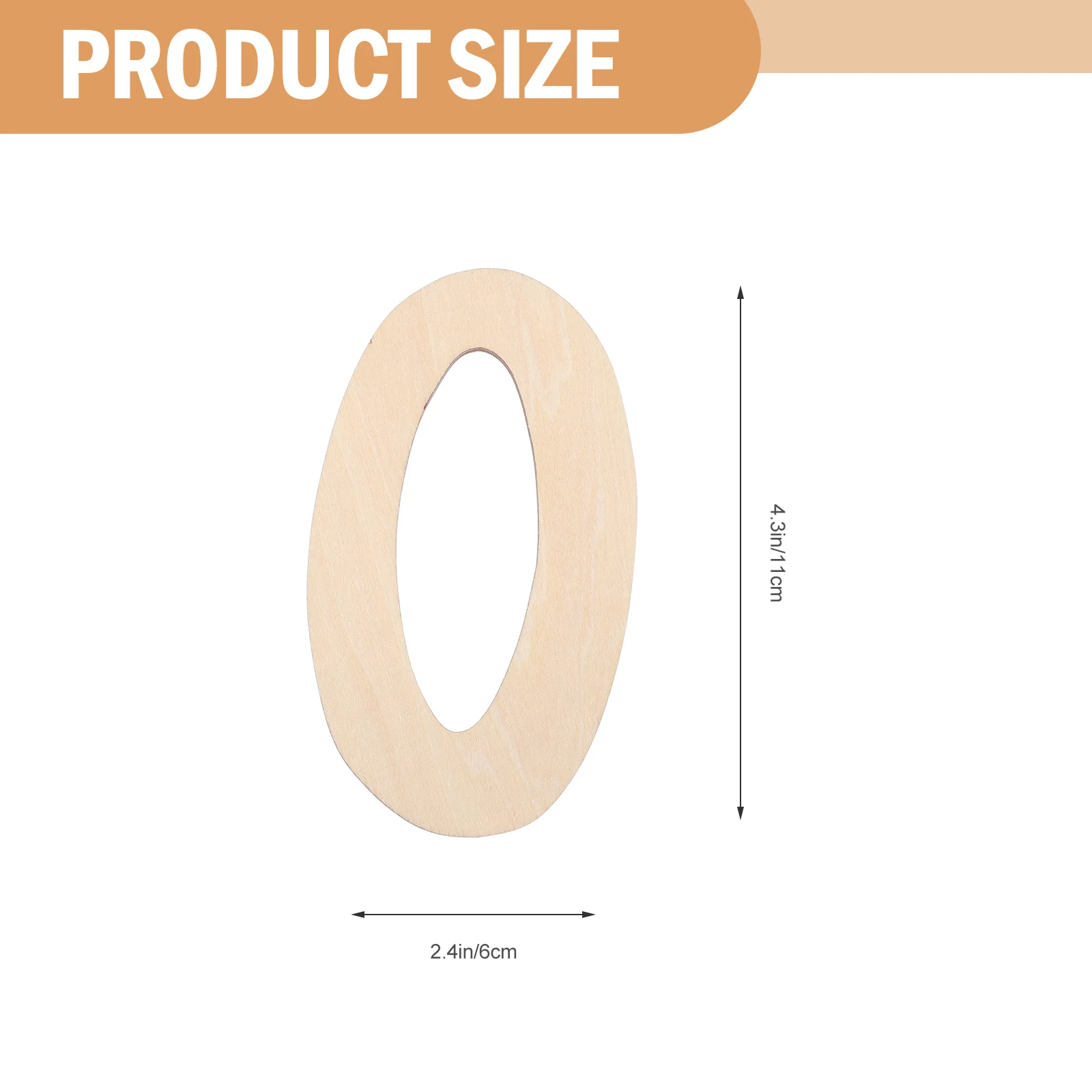 

10 Pcs Party Plates Wooden Number Chip DIY Decor Decorate Birthday Decorations Item