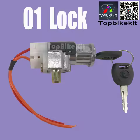 Ebike Battery Parts Silver Fish Battery case Power Lock &amp; Key / Ebike Lock &amp; Key For Silver Fish Battery case