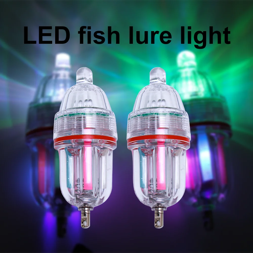 1 pc new LED underwater fish lure light, flashing deep water high light fishing light, IPX6 waterproof,  fishing accessories