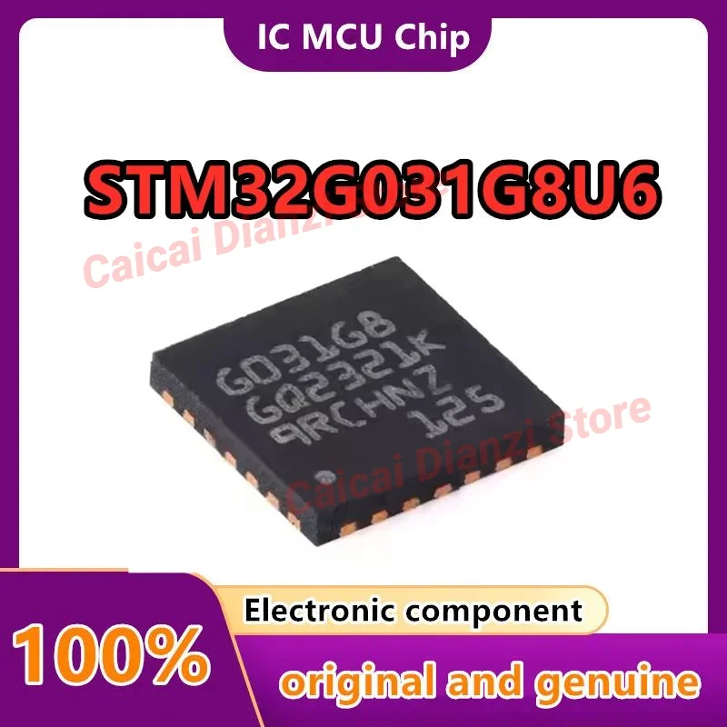

10 шт./лот STM32G031G8U6 STM STM32G STM32G031 STM32G031G8 STM32G031G8U MCU UFQFPN-28 100% новый оригинальный