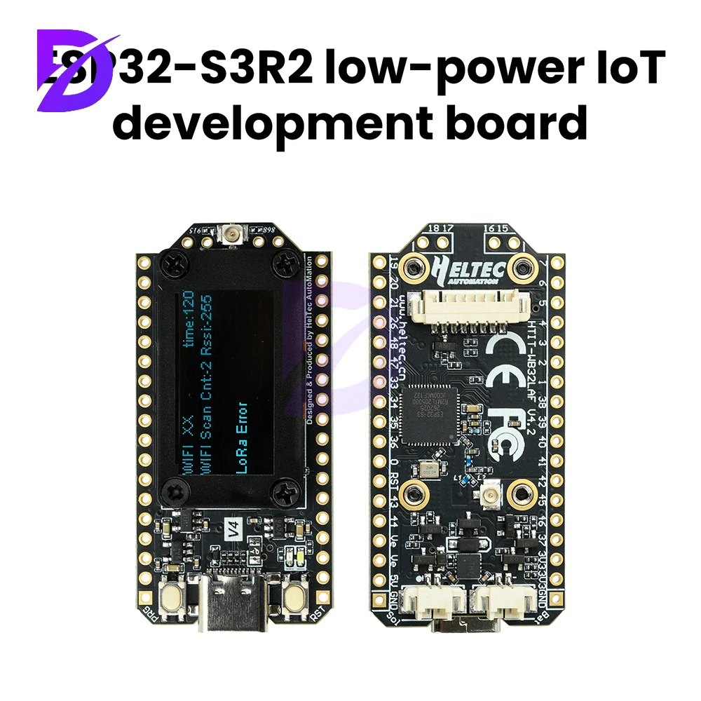 WIFI Lora32 V4 Esp32 BT لوحة تطوير Wifi 0.96 بوصة شاشة OLED ESP32-S3R2 لوحة تطوير إنترنت الأشياء منخفضة الطاقة واجهة من النوع C #4