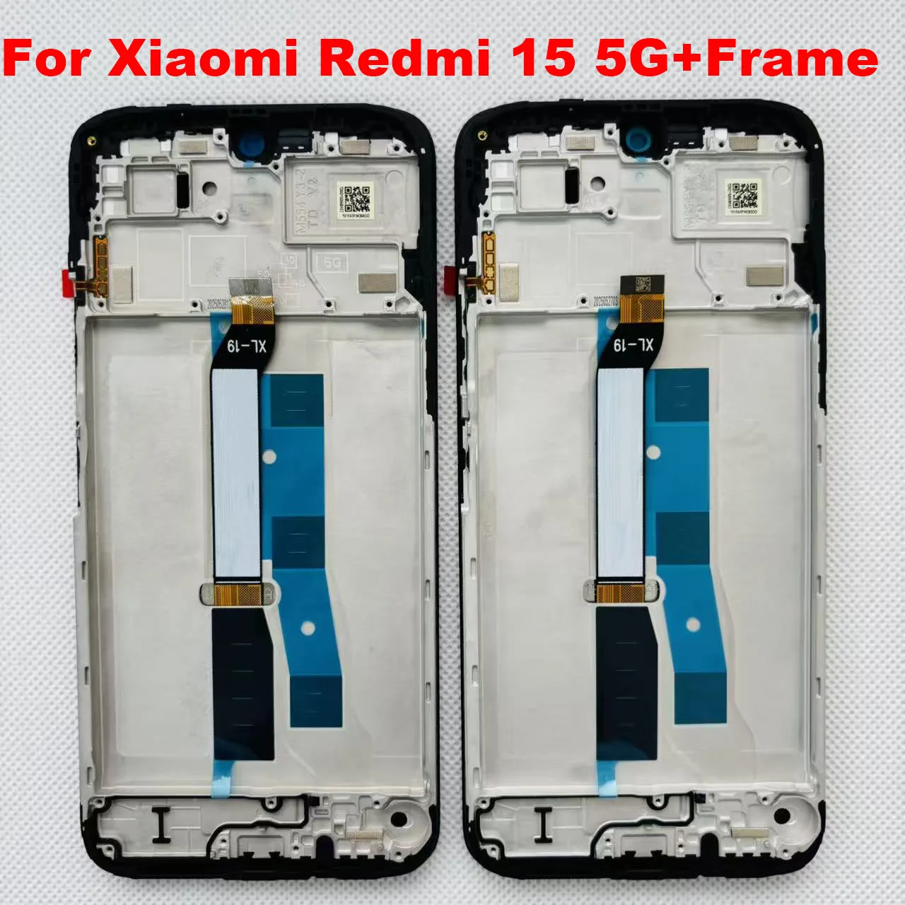 6.9 ''Originele Nieuwe 144Hz Voor Xiaomi Redmi 15 4G 25062RN2DA Redmi 15 5G 25057RN09E Lcd-scherm Touch panel Digitizer Frame