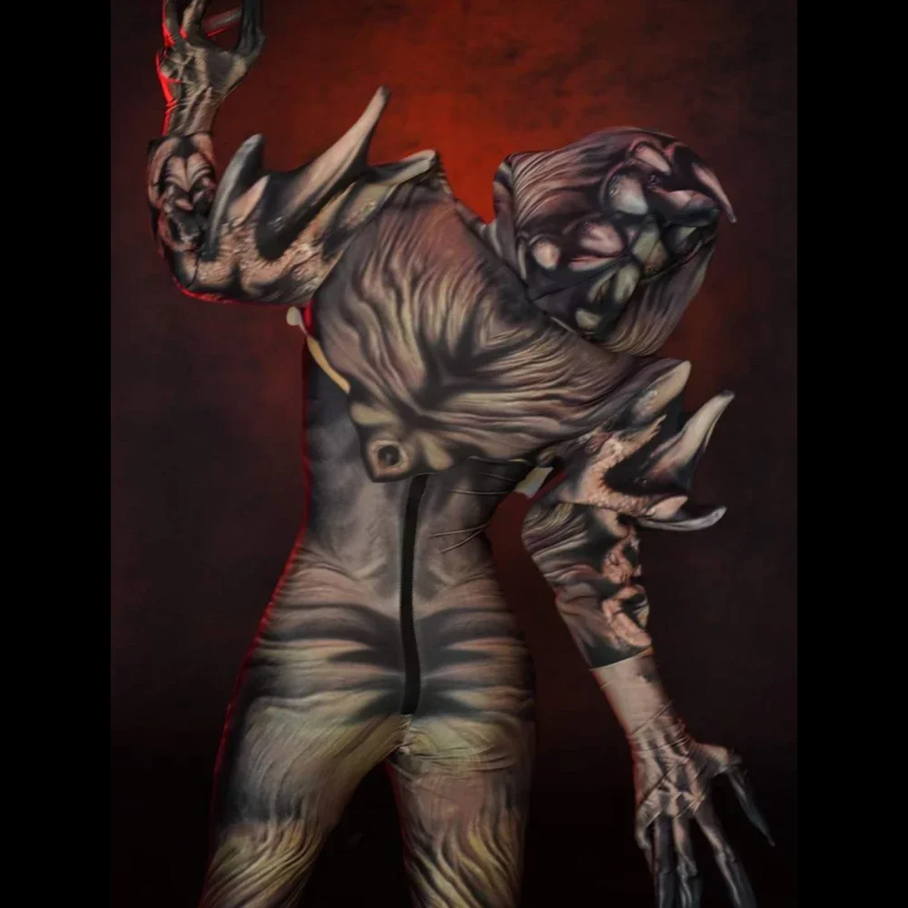 Disfraz de Halloween para mujer, traje con estampado Vintage, mono de baile para escenario, traje de Reina, actuación en club nocturno y Bar