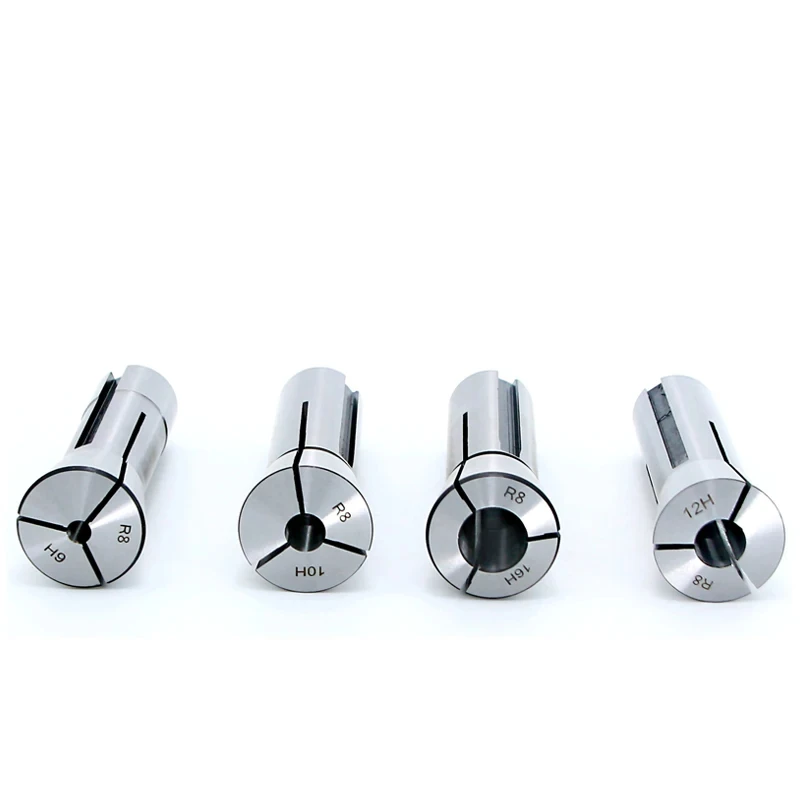 R8 Collet Milling Machine R8 Collet Metric British R8 Collet Clamping Size Milling Tool Holder R8 Collet Chuck Set Spring Collet