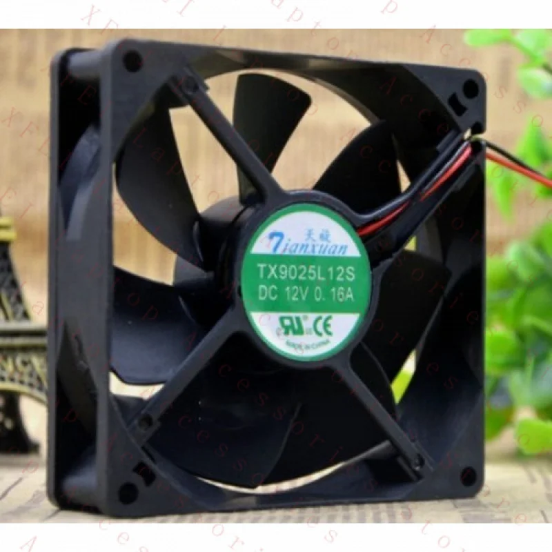 

F one For TX9025L12S DC 12V 0.16A 9CM 9025 2 Pin cooling fan