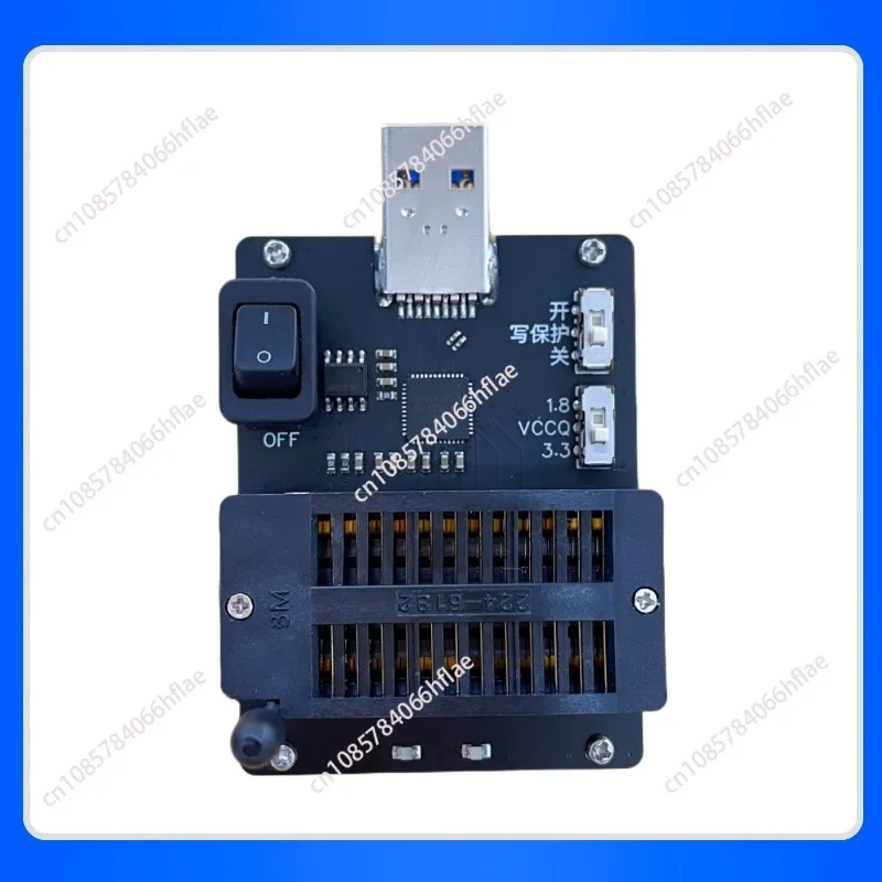 809H EMMC Reader Writer Programmer Board, Support 100/153/169/221 Pin, Car Navigation Upgrade & Memory Expansion Tool