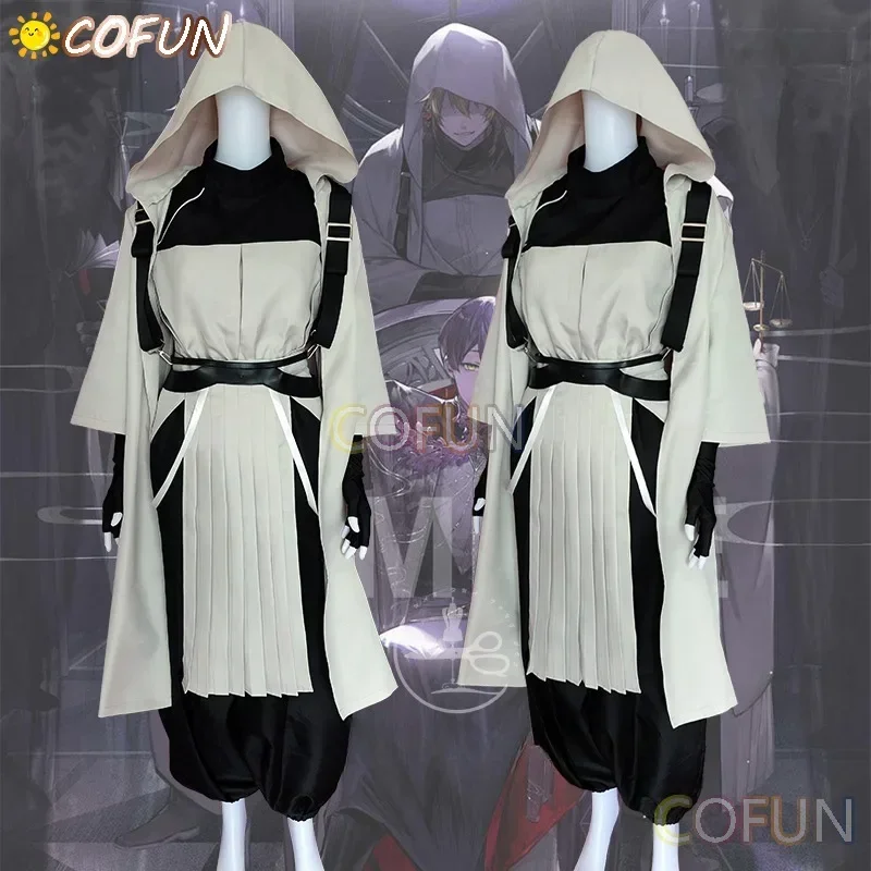 

COFUN YouTuber Fushimi Gaku Cosplay Costume Halloween Vtuber Gaku Long Robe Costume Anime Clothes Women Men Outfits