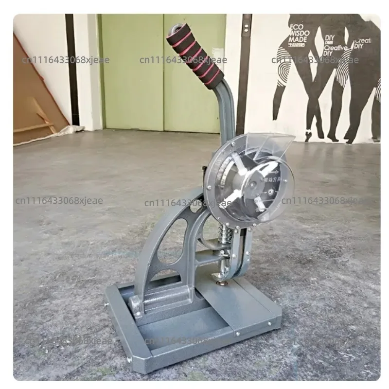 Semi Automatic Ringless Grommet Punch Machine Steel Eyelet Press for Inkjet Banner Tarpaulin Fabric