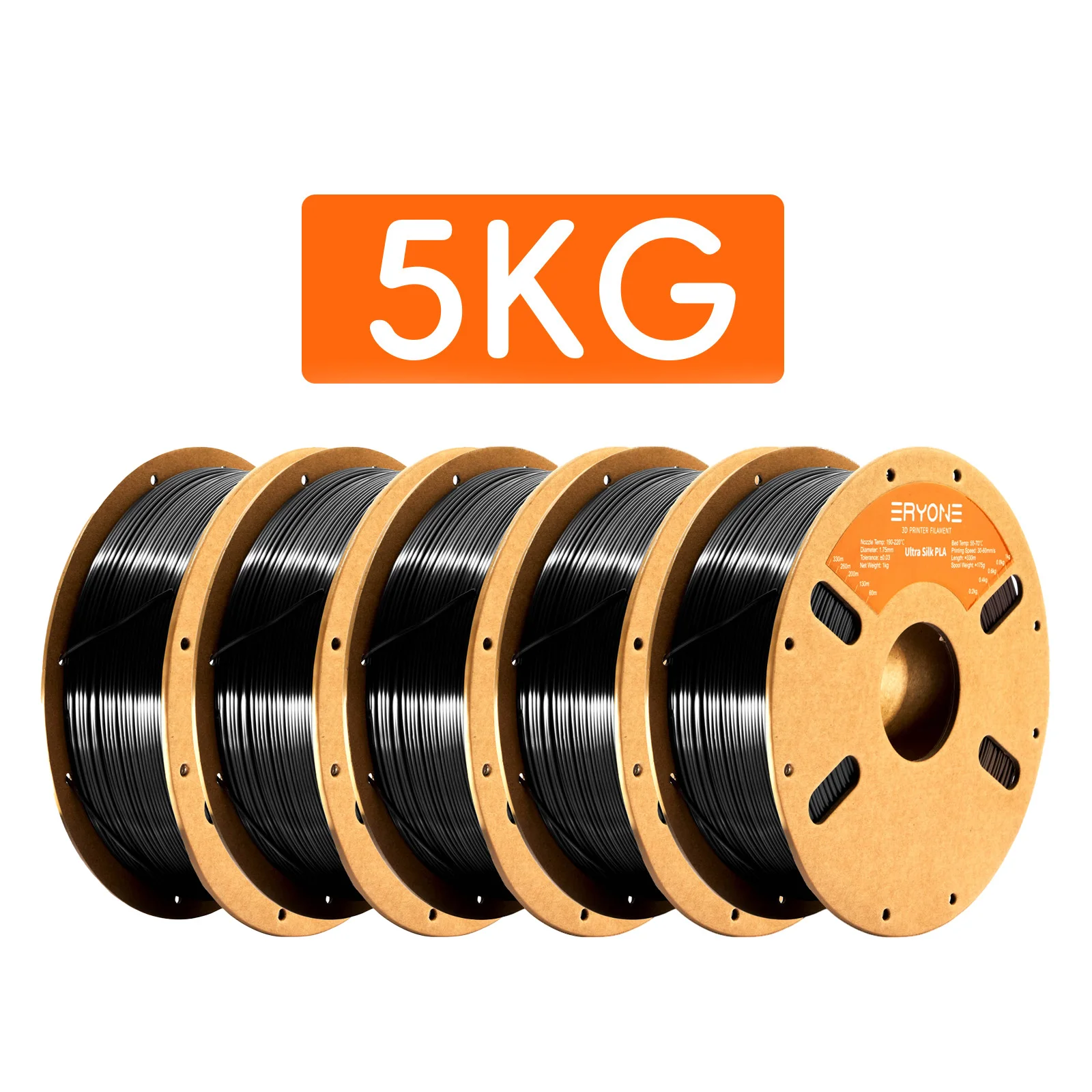 Eryone 5KG Promotie Ultra SILK PLA Filament 3D-printen 1/3/5/10KG 1.75mm Voor 3D-printer Hoge Kwaliteit Snelle levering