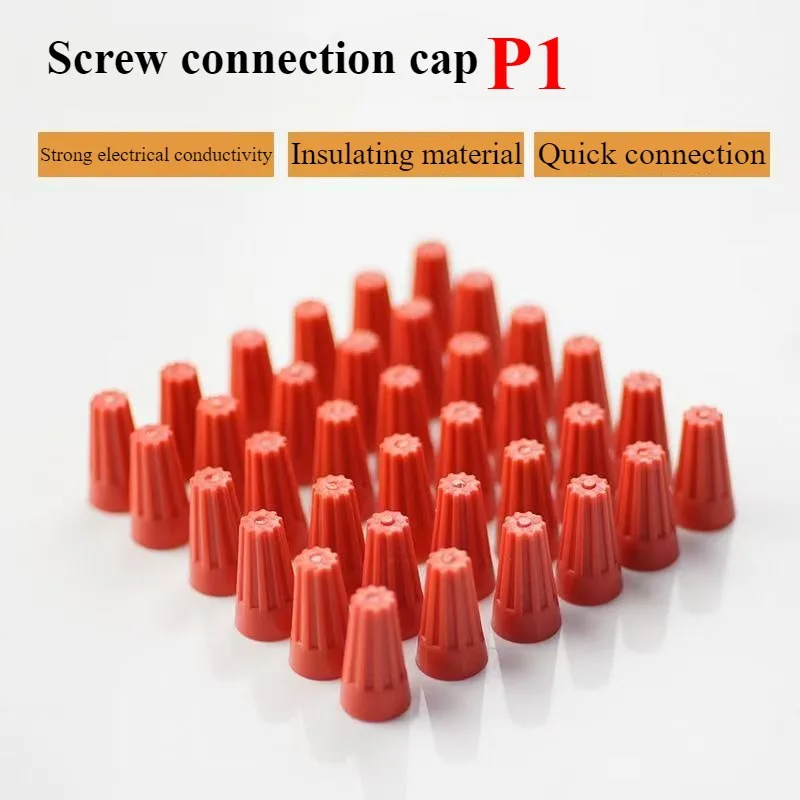 500/1000PCS Colorful Electrical Insulated Crimp Twist Terminal Quick Wire Connector Nut Spring End Cap Connection