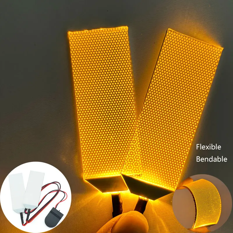 Flexibele buigbare DIY LED-lichtogenkits voor Iron Man Halloween-helmmasker Ooglicht Cosplay-accessoires kunnen bijgesneden rekwisieten