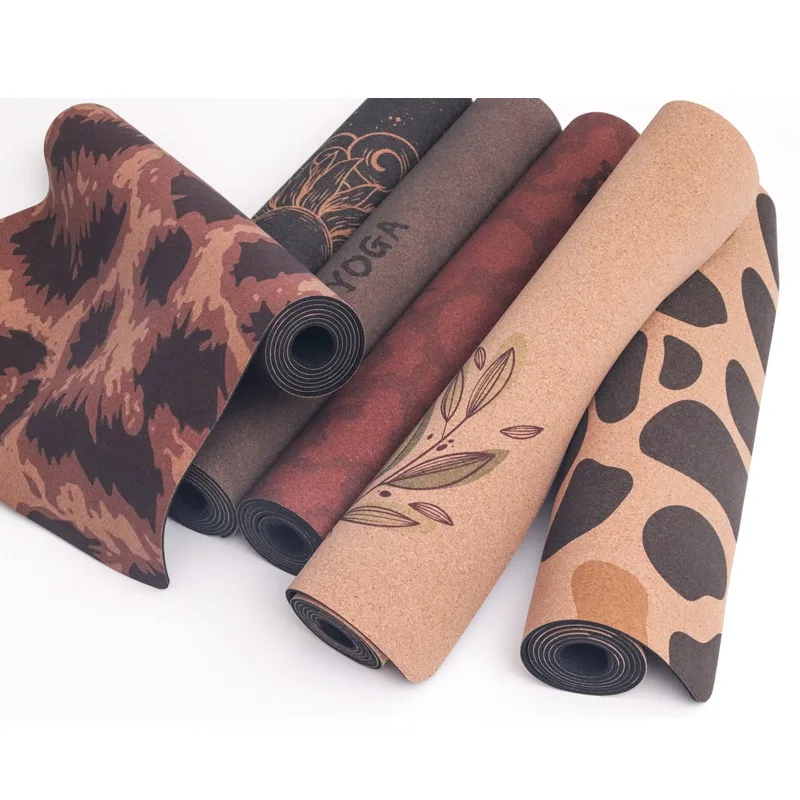 YTYIN OEM Design Your Own Cork Rubber Foldable Yoga Mat