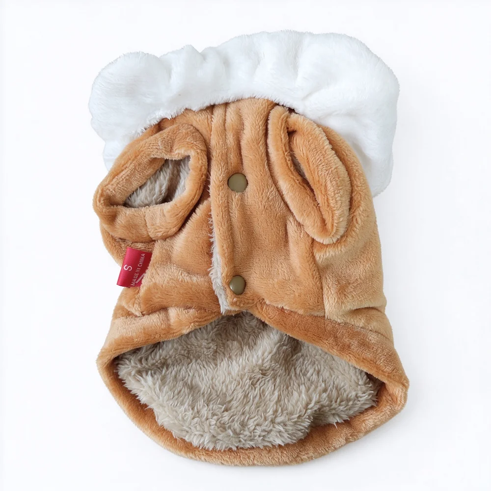 Lustiges Halloween-Kostüm für kleine Hunde, Fleece, warm, Cosplay, Haustier, Corgi, französische Bulldogge, Welpe, mittelgroße Kleidung, Mantel, Jacke, Zubehör – Detail 14