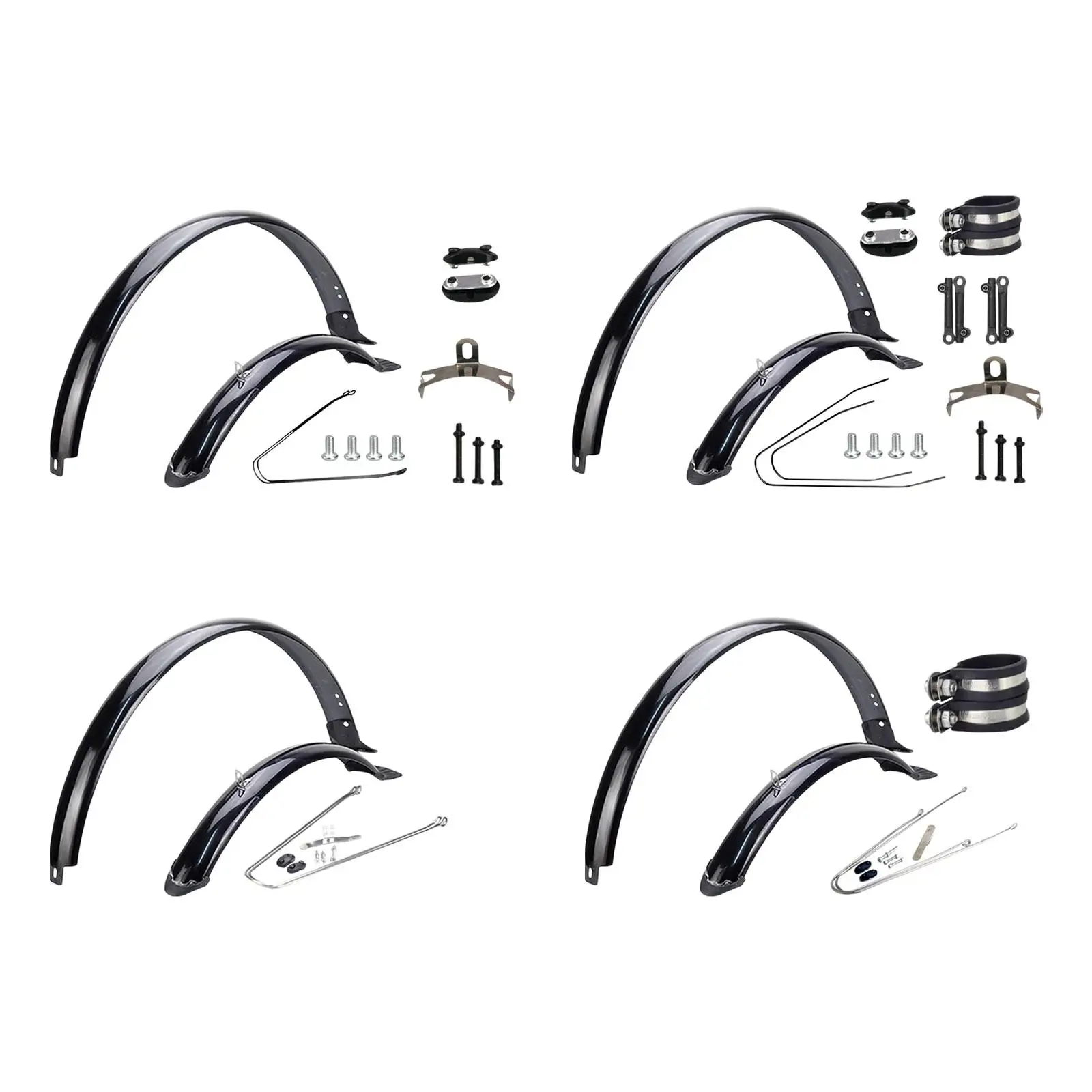 Bike Front Rear Fenders 26 inch Wheel Protector Sturdy Bike Mudguards for Road Bikes Riding Bicycling Accessories Outdoor