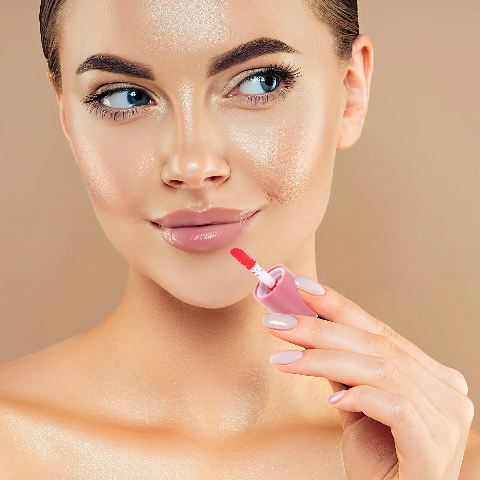 3 قطع من زيت الشفاه المرطب والمغذي وخفيف الوزن ومحمول للعناية بالشفاه الجافة والشقوق للنساء أداة تجميل أساسية للمكياج اليومي #1