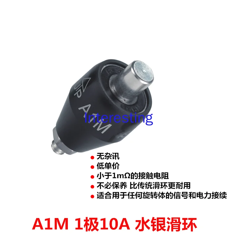 A1M Mercury Slip Ring Conductive Slip Ring 10A Rotary Connector M110