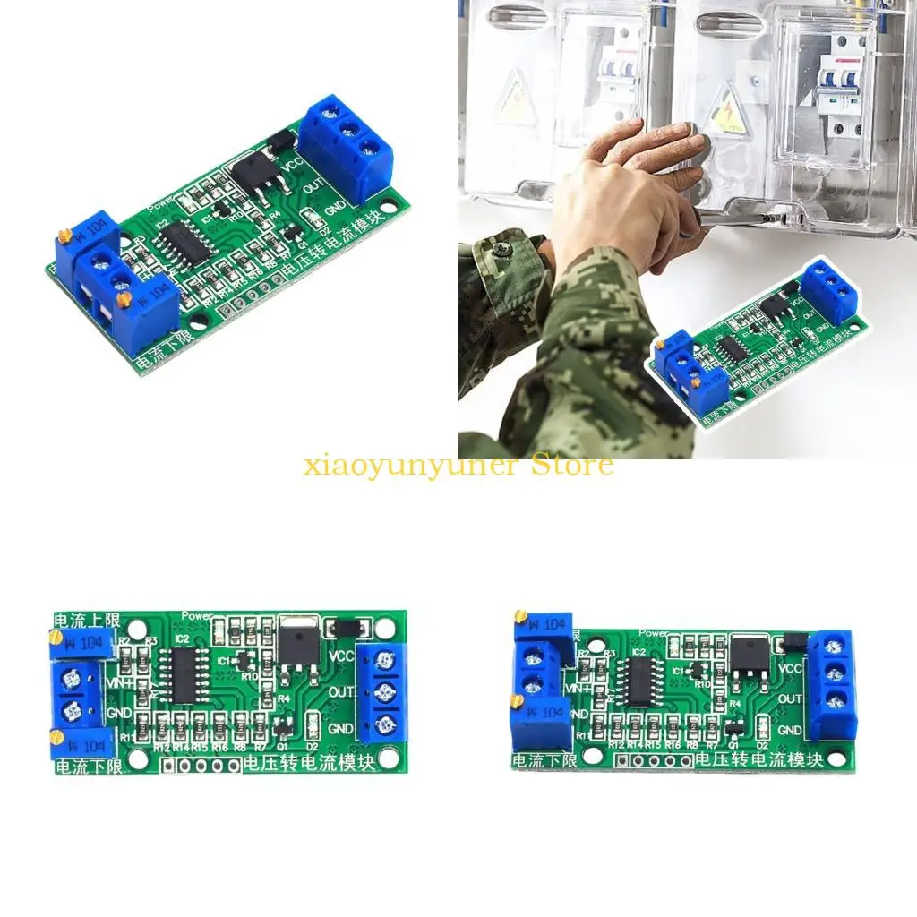 

P9JB Adjustment Voltage to Current Module for Converting 0-15V to 4-20mA Current Signal Isolation Ensuring Circuit Integrity