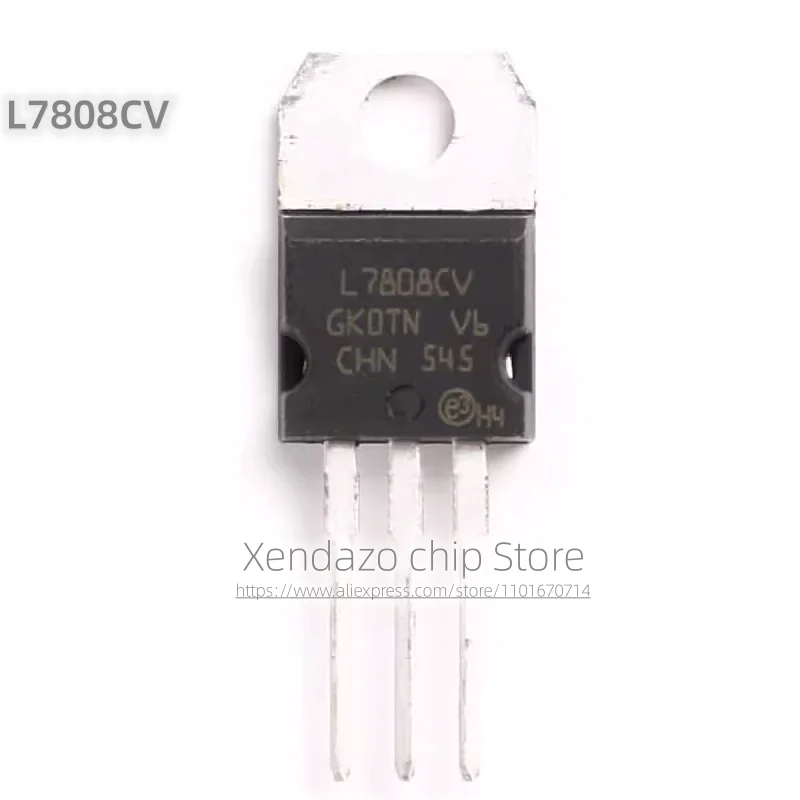 10pcs/lot L7808CV TO-220 package Original genuine Voltage regulator chip