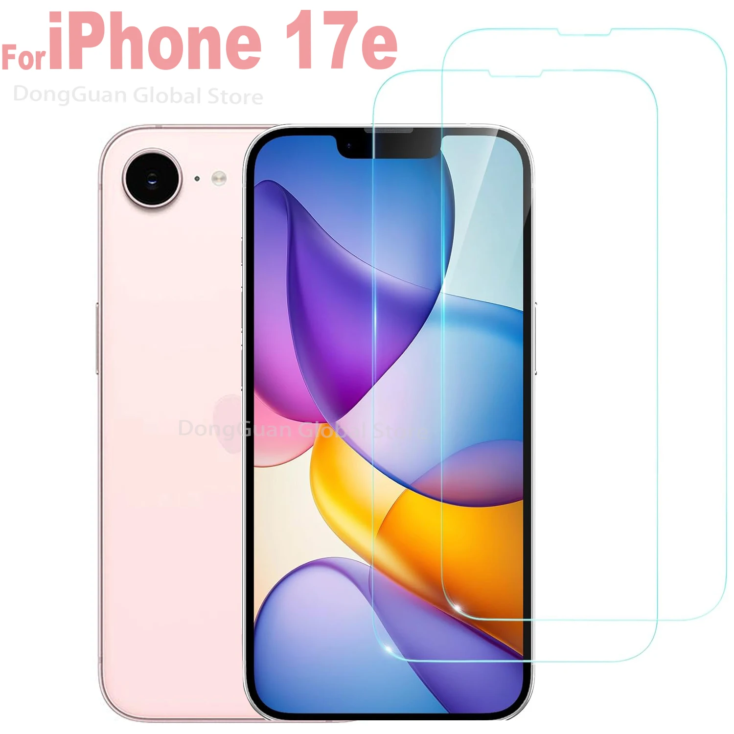 

For iPhone 17e Tempered Glass