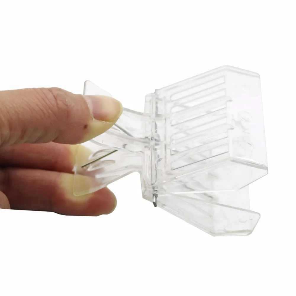 1 Pc Plastic Bee Queen Catcher Colorless Clear Plastic Clip Cage Beekeeping Equipment Tool Beekeeper Equip Isolation Room New