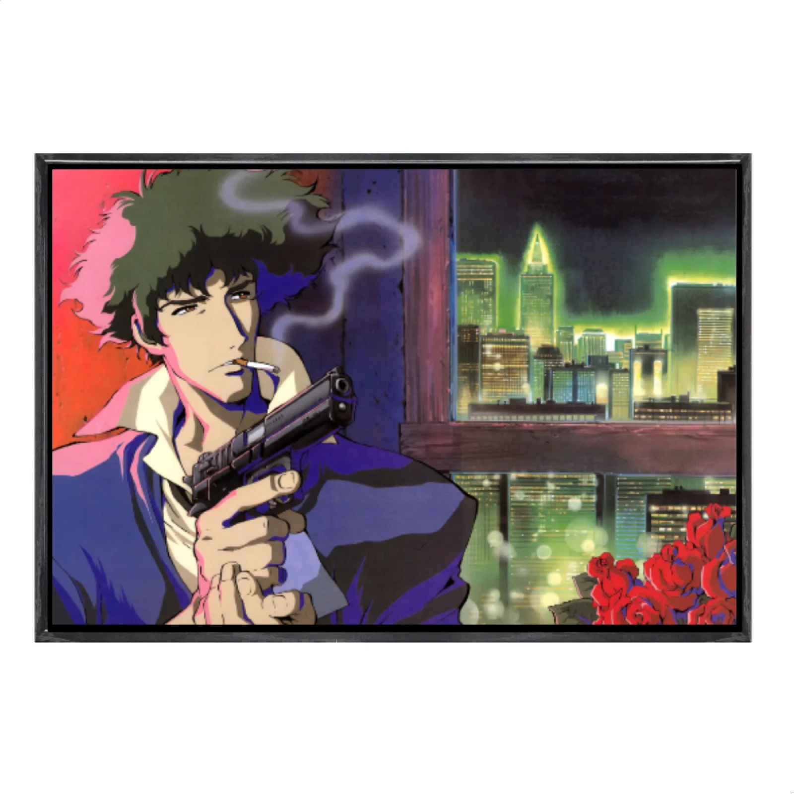 

Japanese Manga Multi-Size Canvas Poster Double Framed Wall Art,Cowboy Bebop Home Decor for Living Room Bedroom