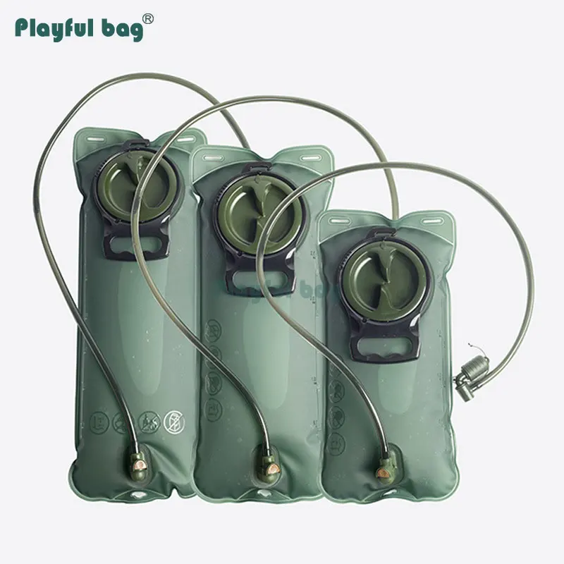 Bolsa de hidratación táctica TPU 2L – Ligera para trekking y deporte - imagen 2