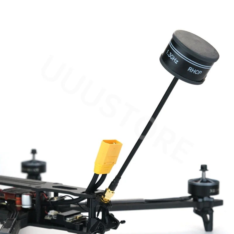 

1.2G 1.3G круговая поляризованная всенаправленная антенна с высоким коэффициентом усиления 1,9dbi RHCP SMA для FPV дрона дальнего действия DIY Запчасти