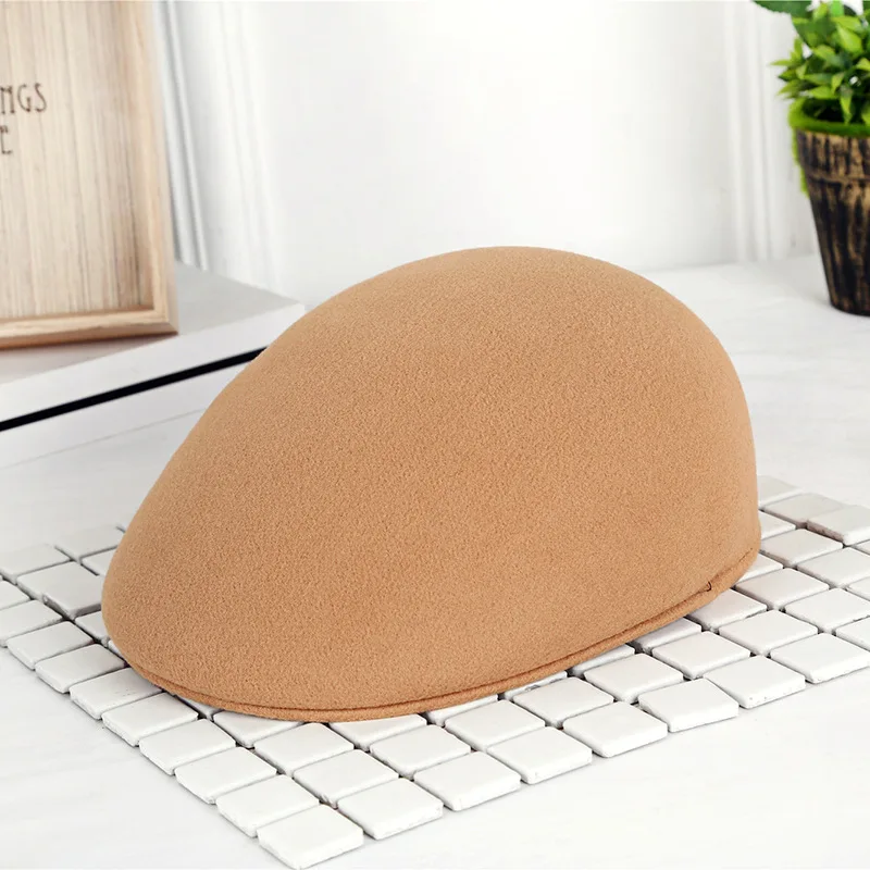 2026 Unisex Wool‑Blend Newsboy Cap, Multi‑Color Warm Peaked Flat Hat, Cold‑Proof Autumn Winter Hat for Men Women