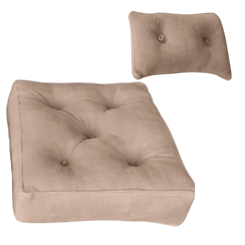 Conjunto almohada para fotografía bebé, conjunto cojines para recién nacidos algodón, conjunto almohada para bebé