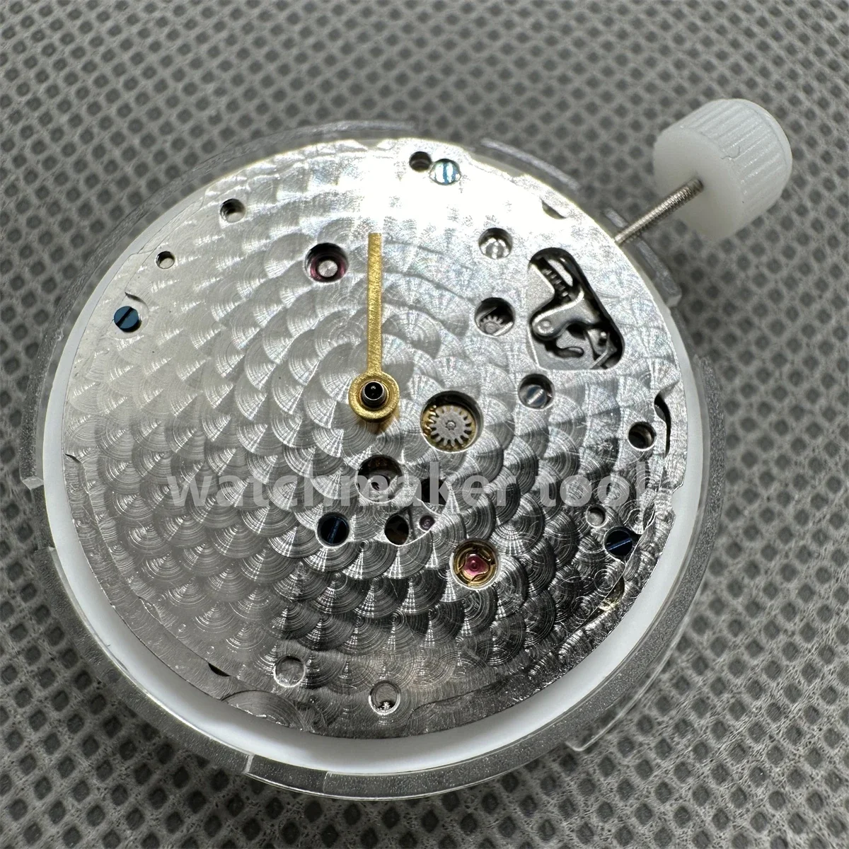 شنغهاي 3230 حركة ميكانيكية أوتوماتيكية عجلة توازن زرقاء فرعية بدون تاريخ حركة VR3230 مصنع نظيف لساعة 124060 #1