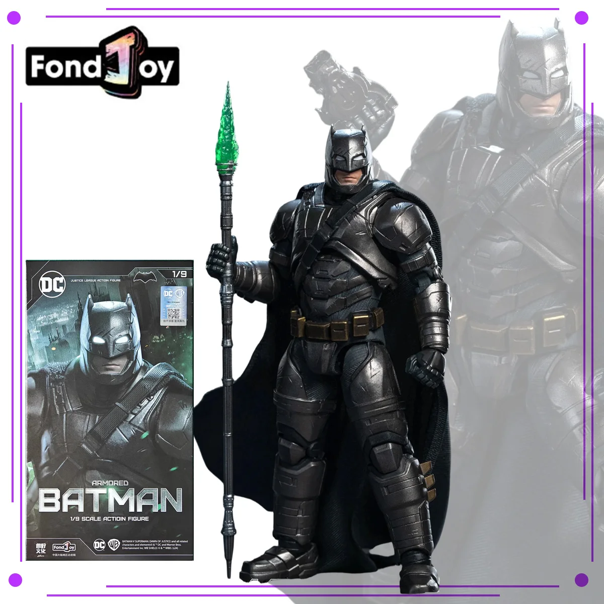 Figura de Acción Coleccionable Fondjoy 1/9 Comics Batman v Superman Dawn of Justice con Armadura Pesada, Modelo de Regalo