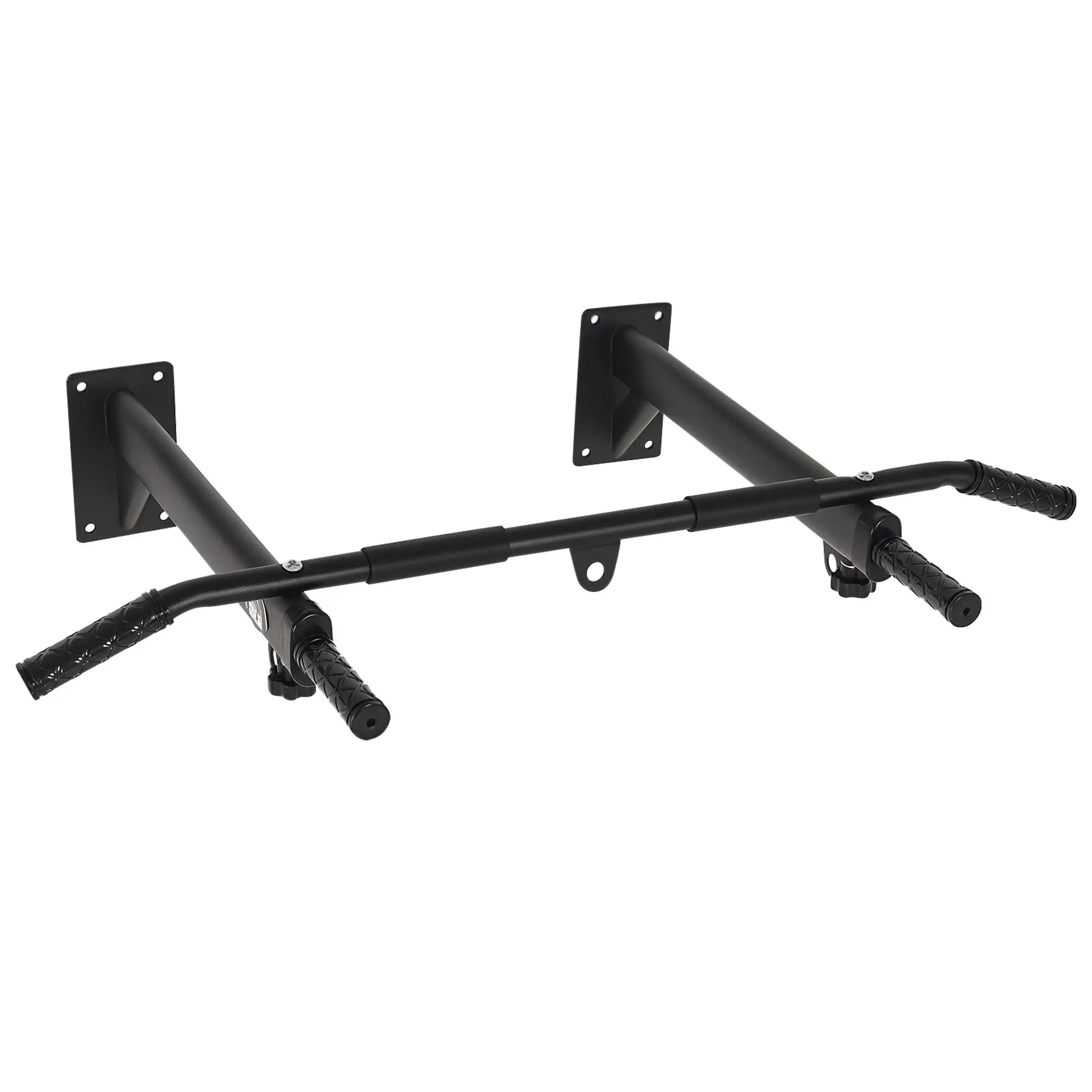 Barre de traction murale 2-en-1 avec sac de frappe-TrX, acier, 93,5x65x17 cm, 150 kg, Noir