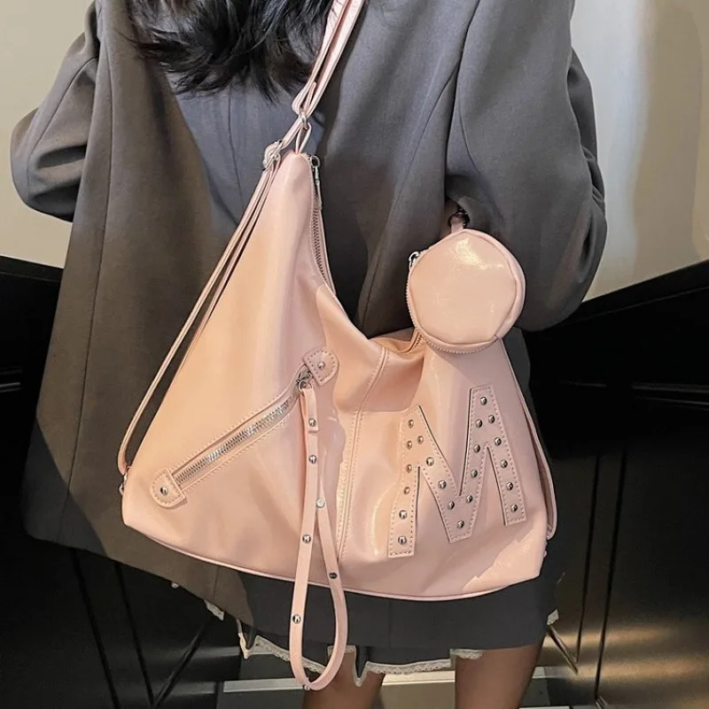 

2025 Niche Luxe Tote Bag, Spacious Underarm Purse for Women, Commuter Crossbody Tote, Minimalist Day-to-Night Bag, Textured