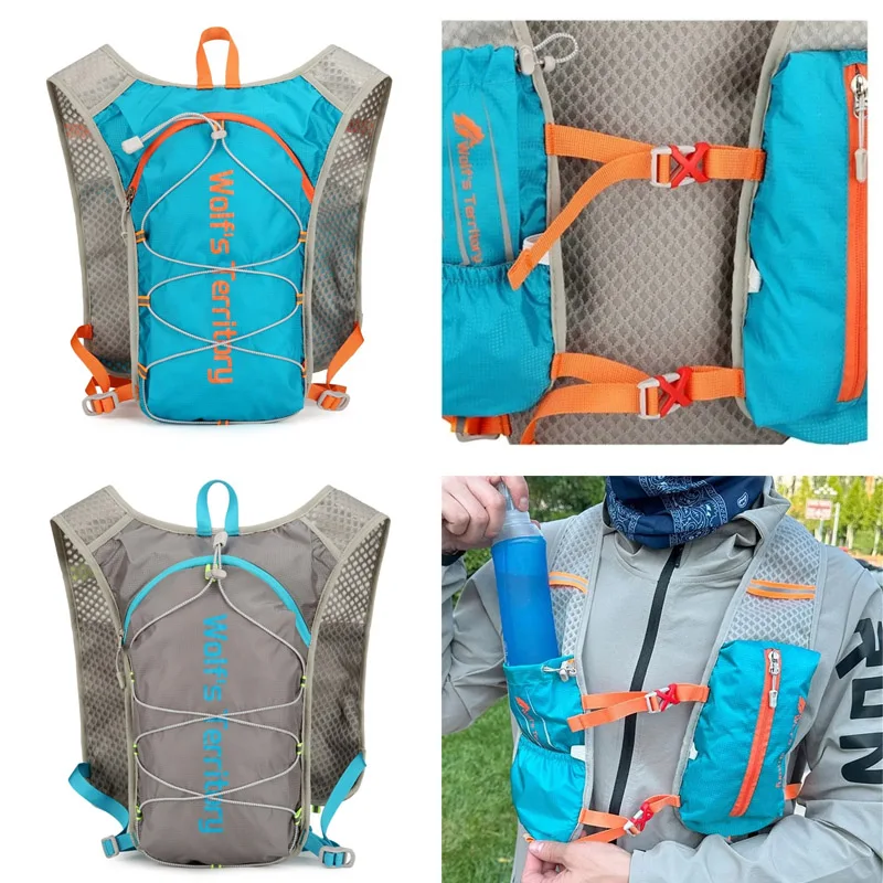 

5L Ultra-light Hydration Vest Backpack Men Women Waterproof Skin Breathable Running Backpack for Cycling Run Gym Bag Back Pack