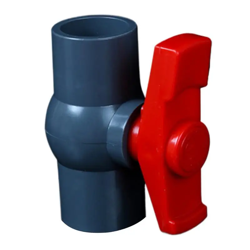 

Pool Shut Off Valve Multipurpose PVC Control Valve Slip Socket Ball Valve Effective Full Ball Valve Pipe Fittings For Home