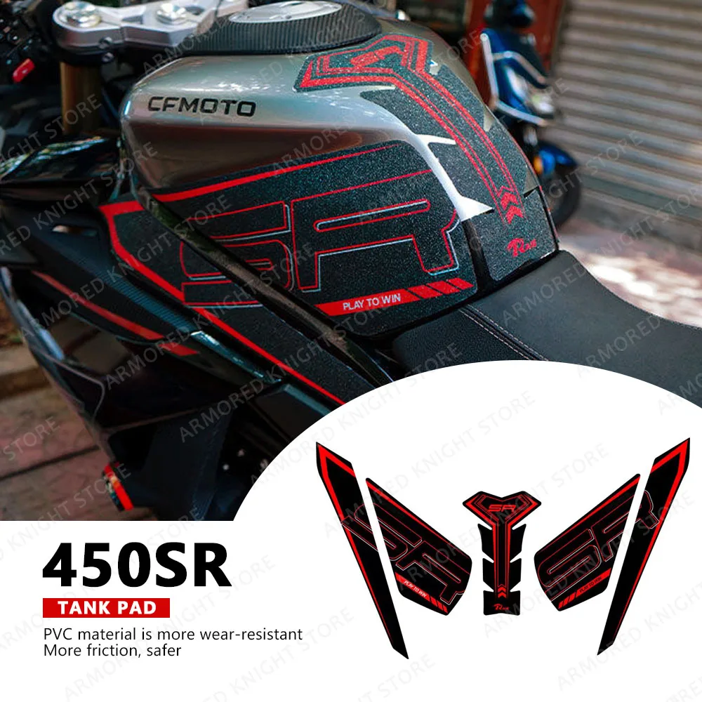 

Матовые Мотоциклетные аксессуары для CFMOTO 450SR 450 SR 450sr 3M, наклейка в комплекте, коврик для топливного бака, протектор, противоскользящий