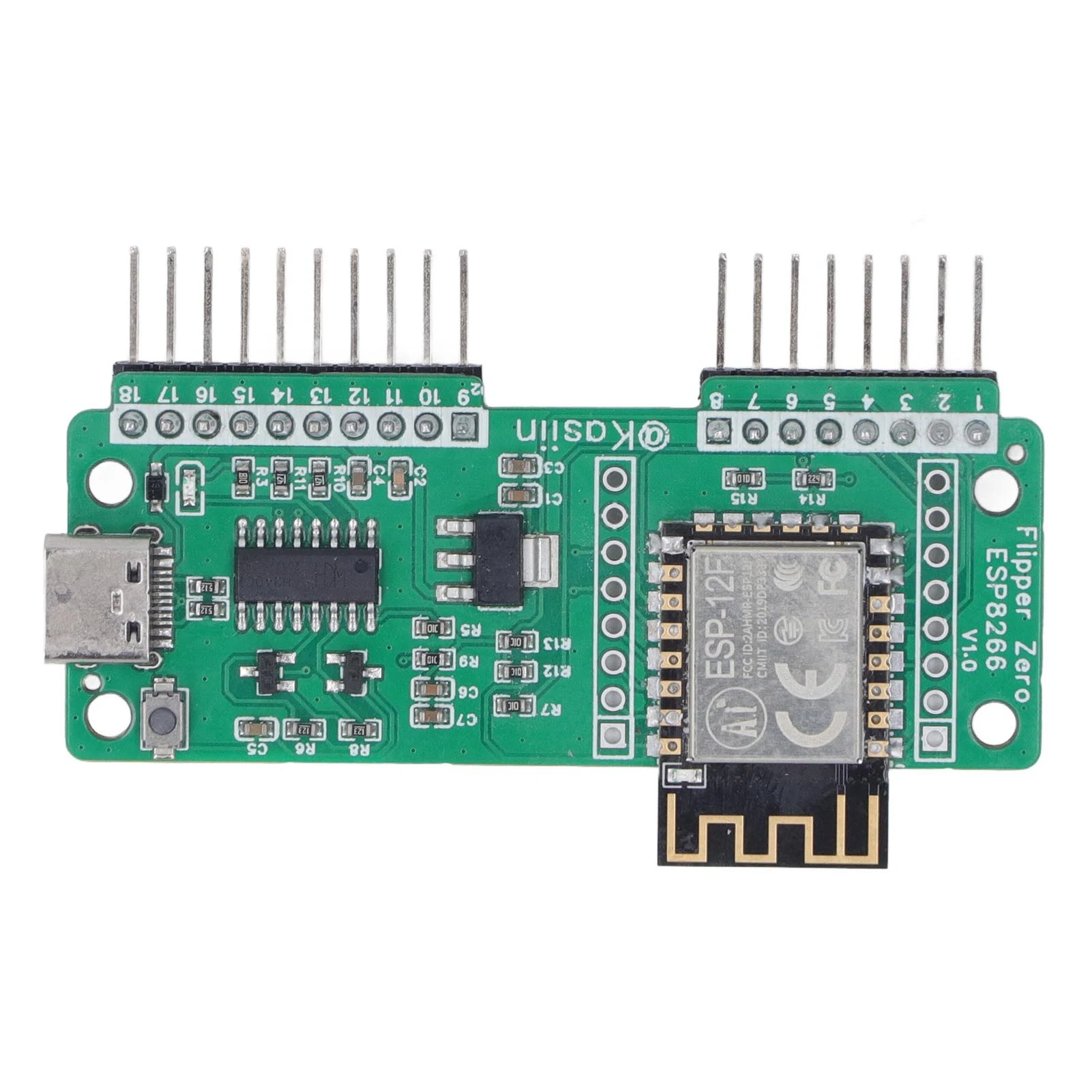 ESP8266 WiFi Module for Flipper Zero CH340C Serial Port Chip Type C Interface Development Module