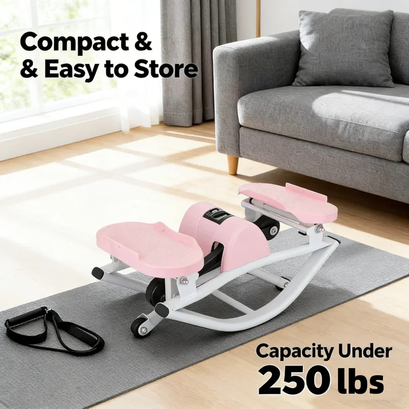 

Портативный бесшумный степпер LUSQI Rock Stepper для домашнего спортзала, офиса, тренировки ног, ягодиц, пресса, фитнес-оборудование