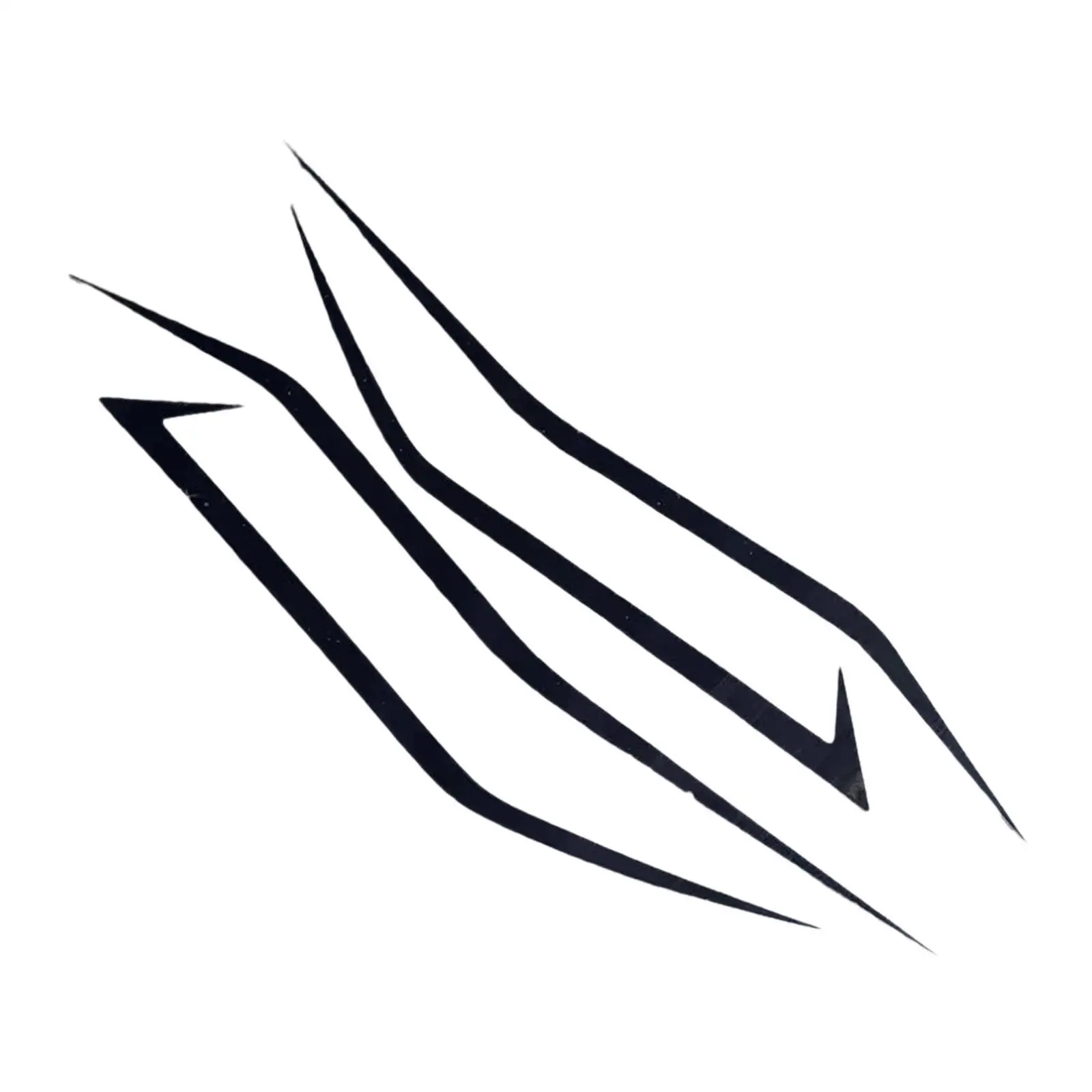 

Universal Motorcycle Sticker Waterproof Vinyl Headlight Decal Stripes Weather Resistant for Motorbike Body Decoration