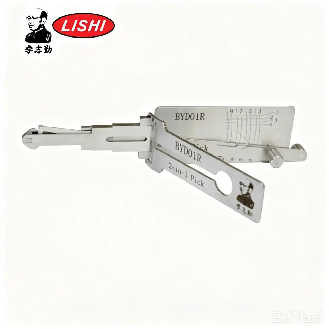 Lishi BYD01R 2-in-1 Pick & Decoder for BYD Lishi Tool