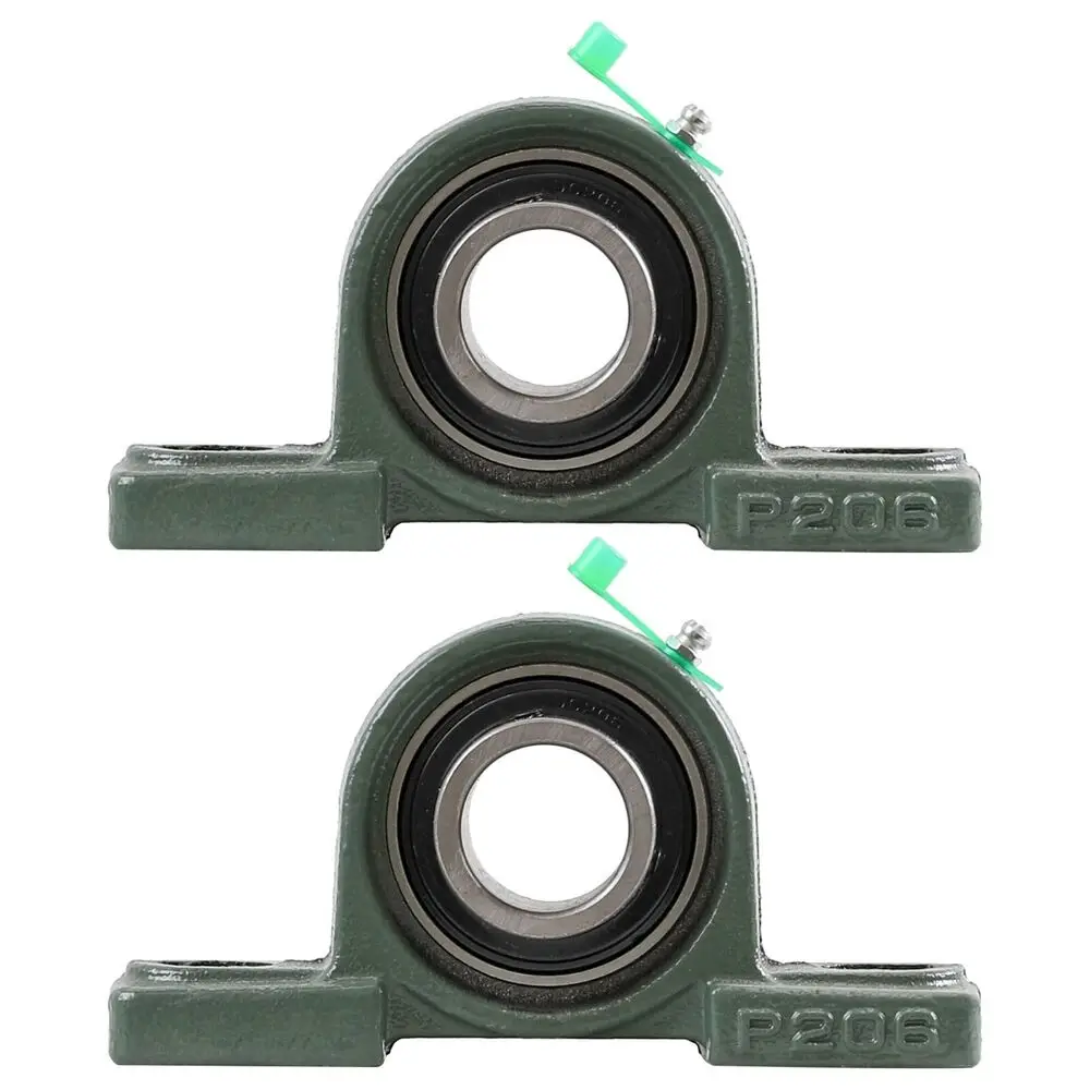 TDPRO 1Pair UCP206 Pillow Block Bearings 30mm Bore Bearings Holder Solid Base Housing