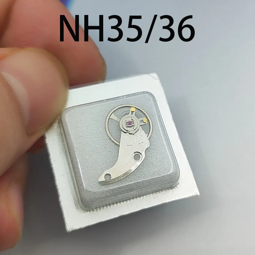 ตัวยึดล้อสมดุล NH35แบบดั้งเดิมชุดวงล้อสำหรับการเคลื่อนที่แบบสมบูรณ์ชุดวงล้อสำหรับการเคลื่อนที่ของ NH36สมดุลของล้อแบบเลื่อนสายน้ำมัน