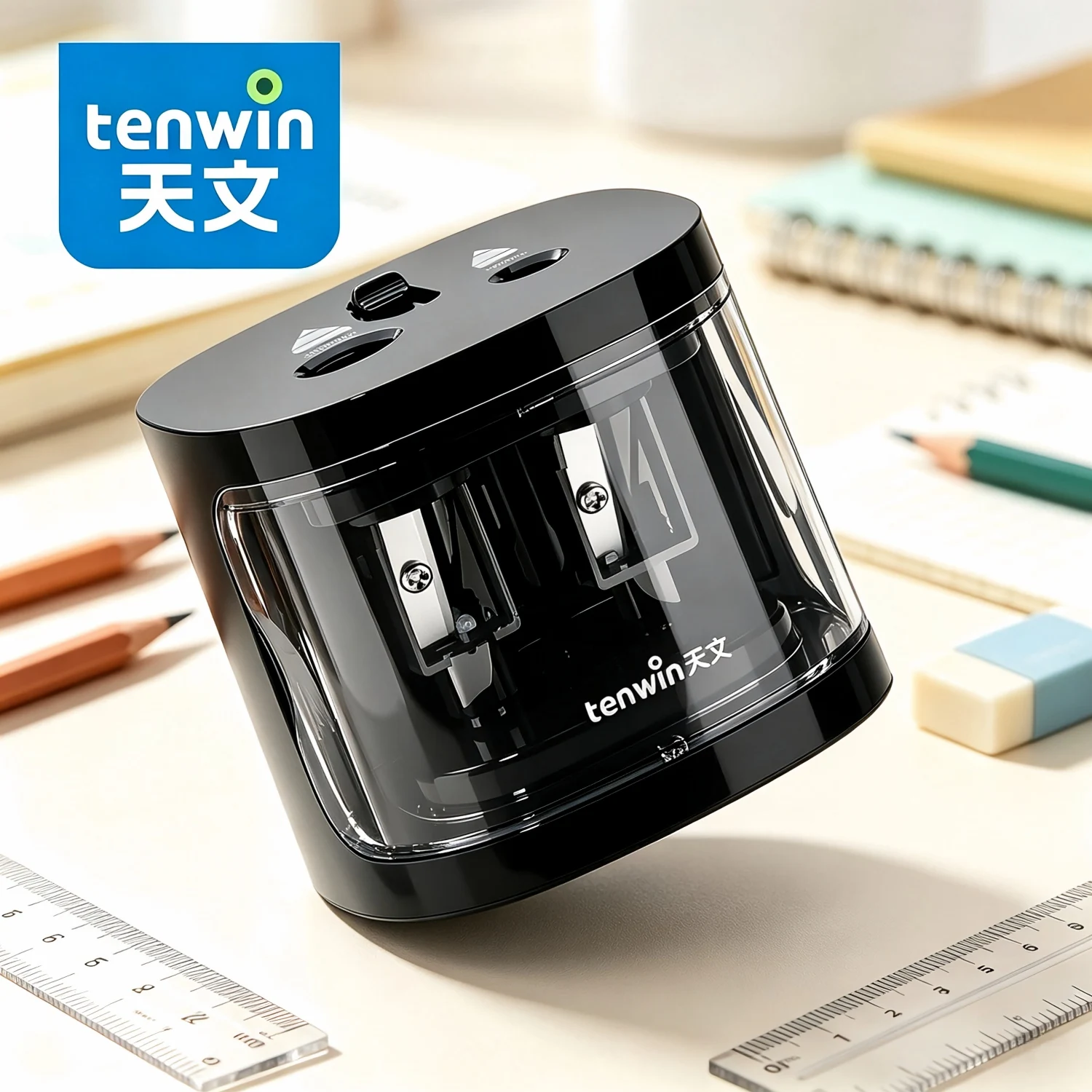 Electric Pencil Sharpener Usb - Tenwin Otomatik Elektrikli Kalemtıraş mini Usb