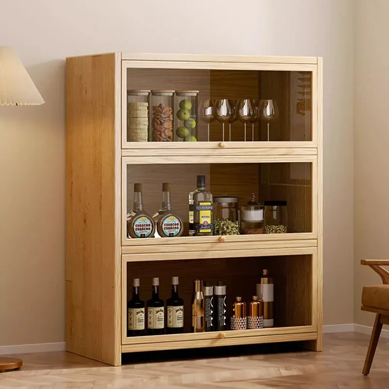 

Wine Refrigerator Full Kitchen Portable Bar Hanging Cabinet High End Furniture Metal Storage Iron Drinks Vitrine Wall Luxury