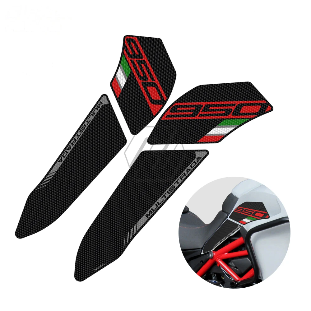 

For Ducati Multistrada 950 950S 2019-2022 Sticker Motorcycle Anti-slip Side Tank Pad Protection Knee Grip Mat