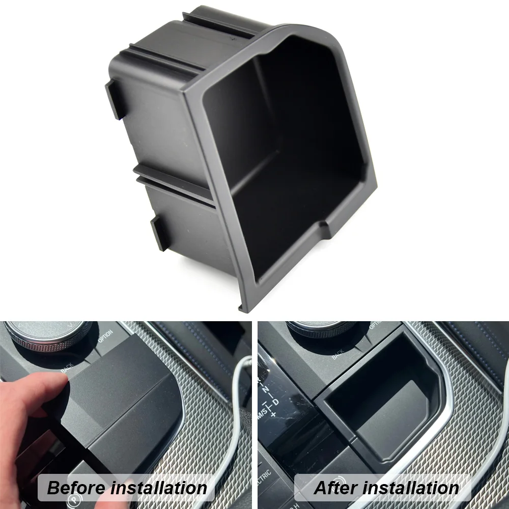 1pcs Black Hot Sale Centre Console Storage Box For BMW 3 Series G20 G28 2019-2021 For BMW Z4 G29 2017-2021 Direct Replacement