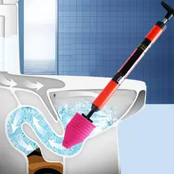 High Pressure Toilet plunger Unblock Silicone Quickly Home Toilet One Shot Toilet Pipe Plunger  Sewer Dredging Plunger Bathroom