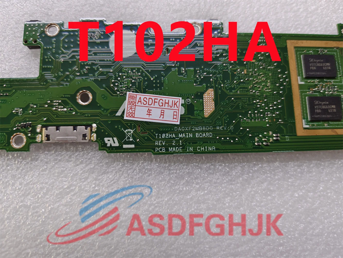 Original T102HA  for ASUS Transformer Mini T102HA motherboard with 4G RAM and 64G/128G SSD DA0XF2MB8D0 REV:2.1test OK